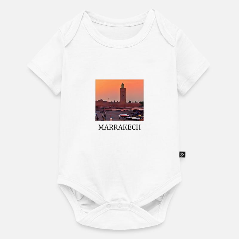 Marrakech - Body à manches courtes Premium Bébé - blanc