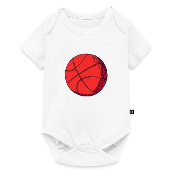 Ballsport - Baby Premium Kurzarmbody - Weiß - Vorne