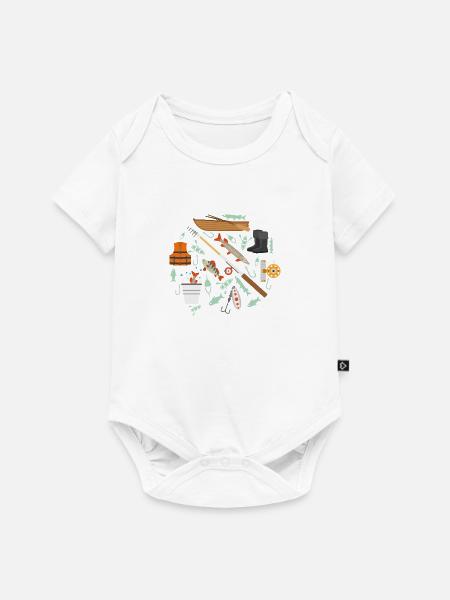Wassersport - Baby Premium Kurzarmbody - Weiß
