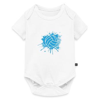 Ballsport - Baby Premium Kurzarmbody - Weiß - Vorne