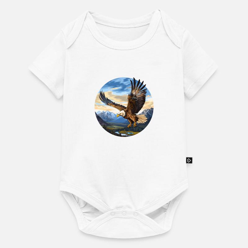 Aigle royal - Body à manches courtes Premium Bébé - blanc