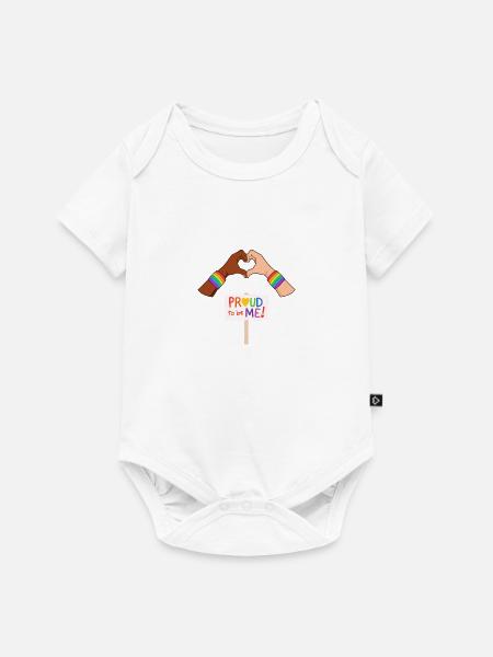 Proud to be ME! - Baby Premium Kurzarmbody - Weiß