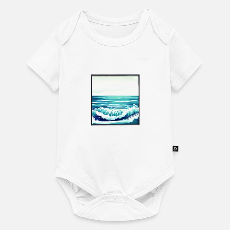 Surfer Planche de surf Surfer Surfer - Body à manches courtes Premium Bébé - blanc