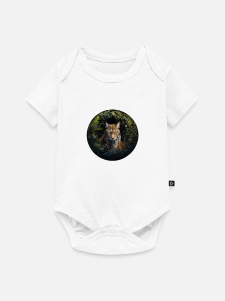 Rotluchs - Baby Premium Kurzarmbody - Weiß
