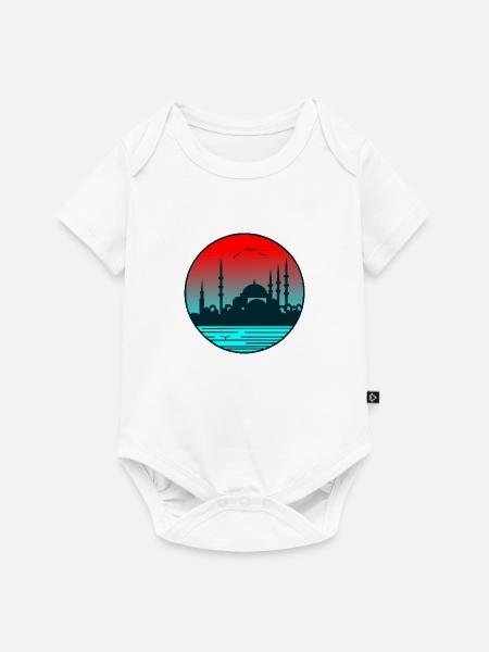 Turkei - Baby Premium Kurzarmbody - Weiß