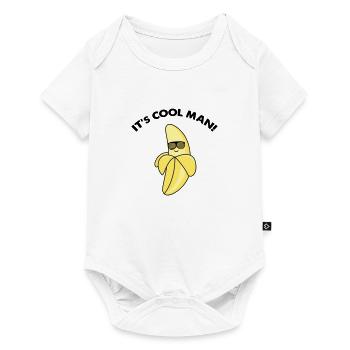 banane fraîche - Body à manches courtes Premium Bébé - blanc - Devant