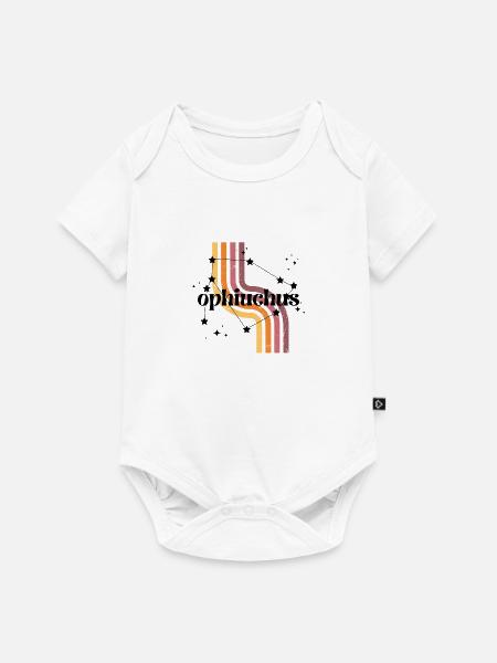 Ophiuchus Retro-Horoskop - Baby Premium Kurzarmbody - Weiß