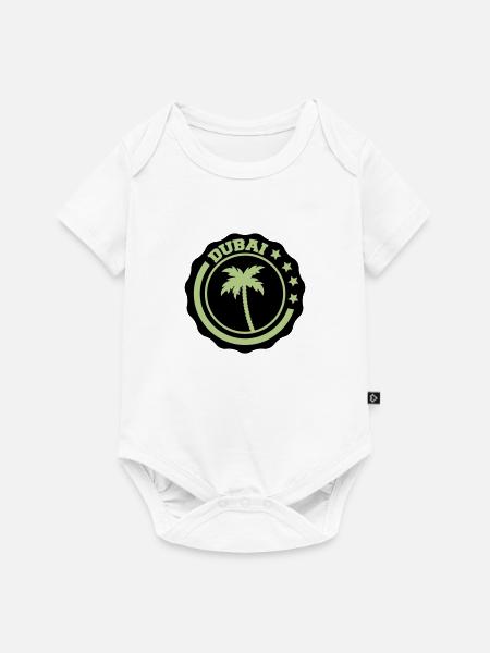 dubai - Baby Premium Kurzarmbody - Weiß