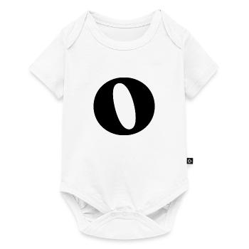 Letter o - Baby Premium short-sleeve bodysuit - white - Front