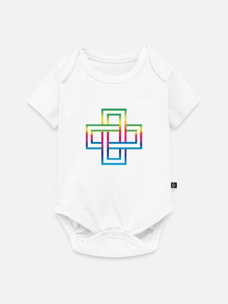 Keltischer Knoten - Baby Premium Kurzarmbody - Weiß