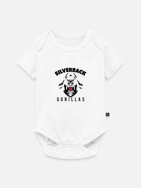 Silverback Gorillas - Baby Premium Kurzarmbody - Weiß