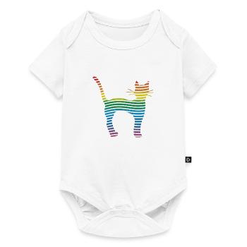 Cat - Baby Premium short-sleeve bodysuit - white - Front