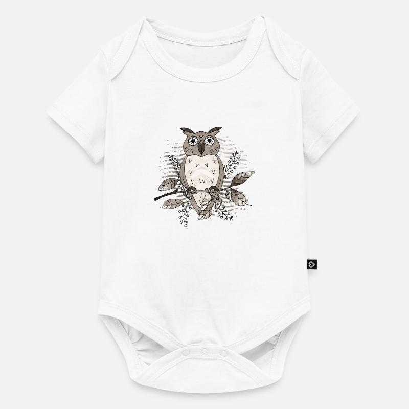 Vogel - Baby Premium Kurzarmbody - Weiß