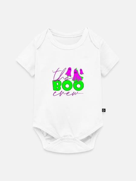 boo crew - Baby Premium Kurzarmbody - Weiß