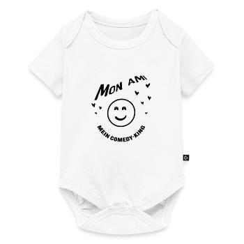 Mon Ami, mein Comedy-King: Schenke ein Lächeln - Baby Premium Kurzarmbody - Weiß - Vorne