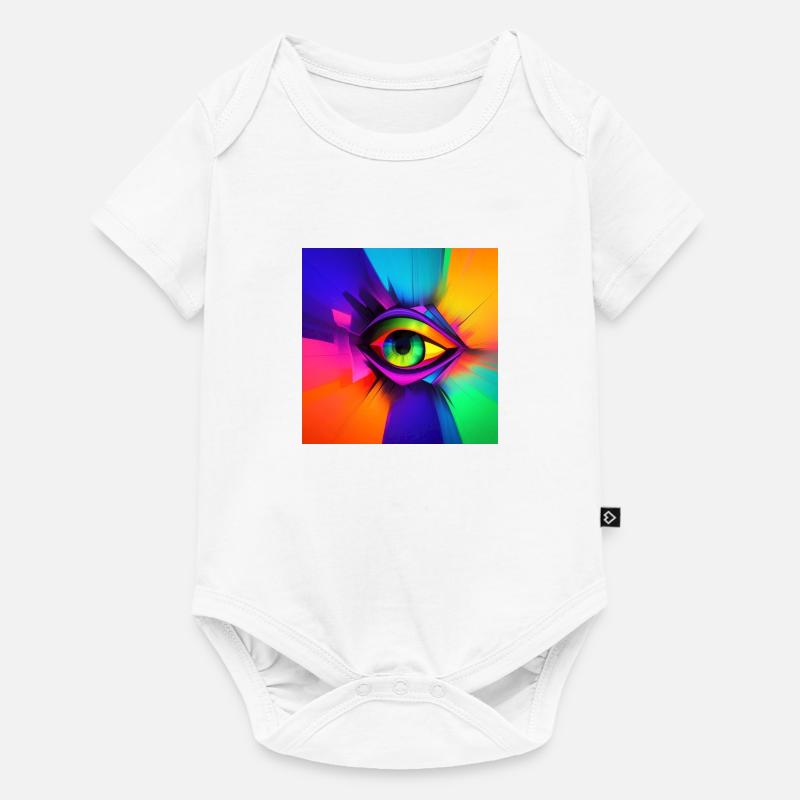 Résumé oculaire - Body à manches courtes Premium Bébé - blanc