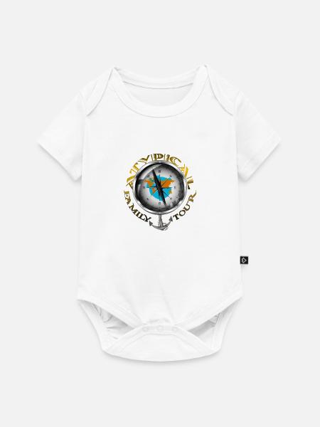 A.F.T. Kompass - Baby Premium Kurzarmbody - Weiß