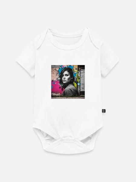 Eyes - Baby Premium Kurzarmbody - Weiß