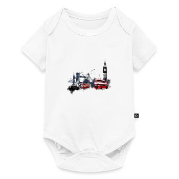 London, the vibrant capital - Baby Premium short-sleeve bodysuit - white - Front