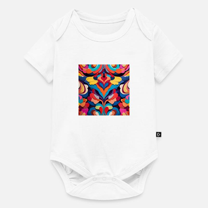 Abstract Pattern - Baby Premium short-sleeve bodysuit - white