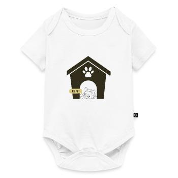 Ruff Day Dog Design - Body à manches courtes Premium Bébé - blanc - Devant