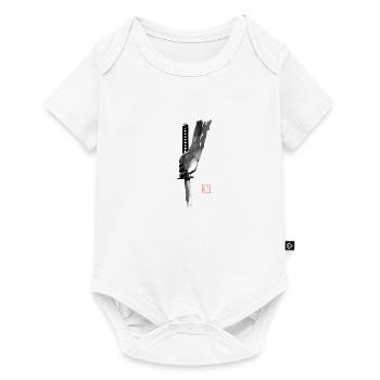 hand and sword - Baby Premium short-sleeve bodysuit - white - Front