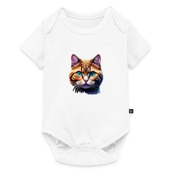 Domestic Cat, Cat, Kitten, Cat Owner, Pet - Baby Premium short-sleeve bodysuit - white - Front
