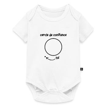 cercle de confiance - Body à manches courtes Premium Bébé - blanc - Devant