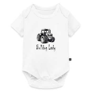 Bulldog Lady - Baby Premium short-sleeve bodysuit - white - Front