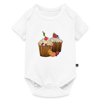 Cakes - Baby Premium short-sleeve bodysuit - white - Front