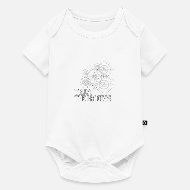 Trust the process - Baby Premium Kurzarmbody - Weiß