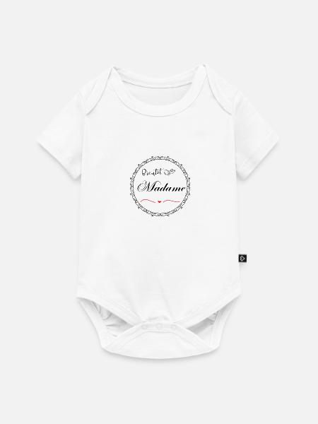 Bald eine Dame - Baby Premium Kurzarmbody - Weiß