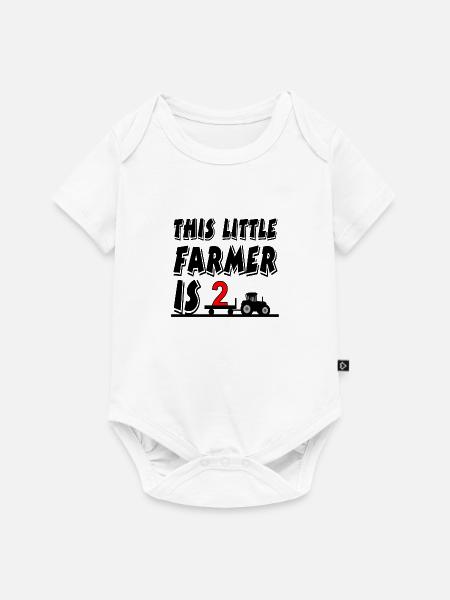 Bauer - Baby Premium Kurzarmbody - Weiß