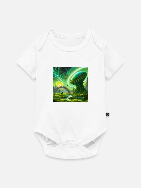 Jenseits der Grenzen - Baby Premium Kurzarmbody - Weiß