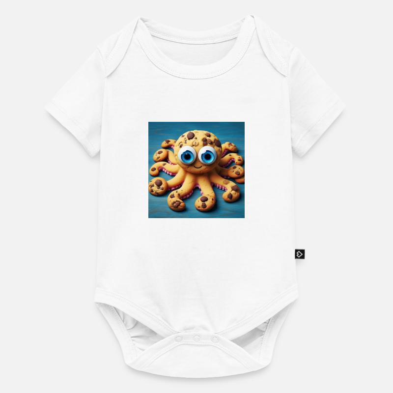 Cookiekrake - Baby Premium Kurzarmbody - Weiß