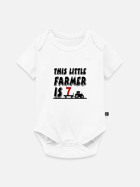 Bauer - Baby Premium Kurzarmbody - Weiß