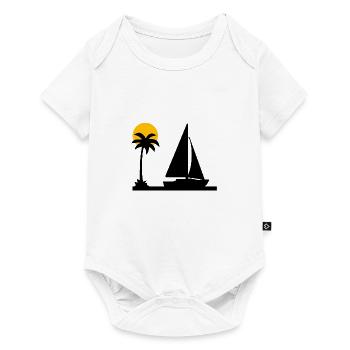 Sail - Baby Premium short-sleeve bodysuit - white - Front