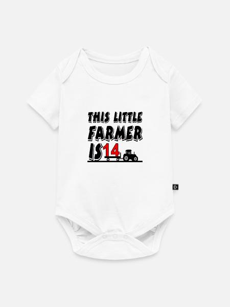 Bauer - Baby Premium Kurzarmbody - Weiß