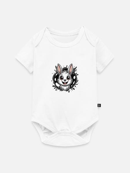 bunny - Baby Premium Kurzarmbody - Weiß