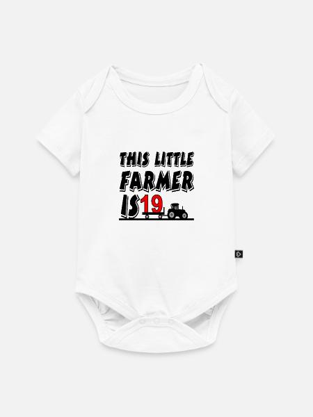 Bauer - Baby Premium Kurzarmbody - Weiß