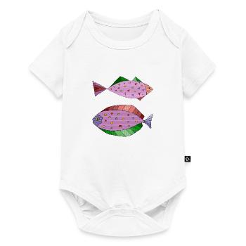 Poissons - Body à manches courtes Premium Bébé - blanc - Devant