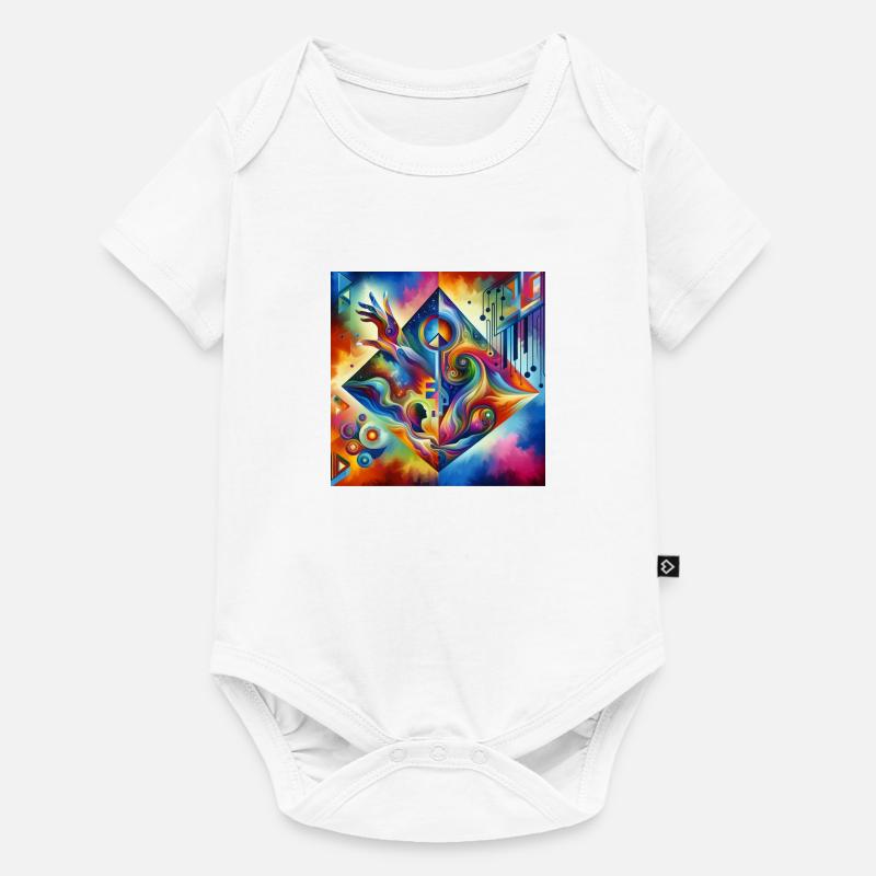 Clé - Body à manches courtes Premium Bébé - blanc