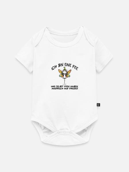 ICH BIN EINE FEE - Baby Premium Kurzarmbody - Weiß
