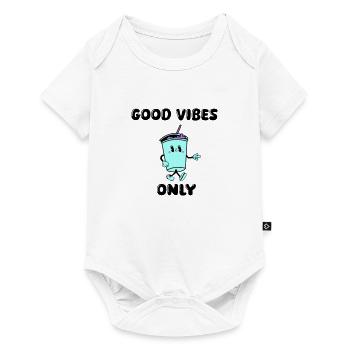 drink cartoon vibes - Baby Premium short-sleeve bodysuit - white - Front