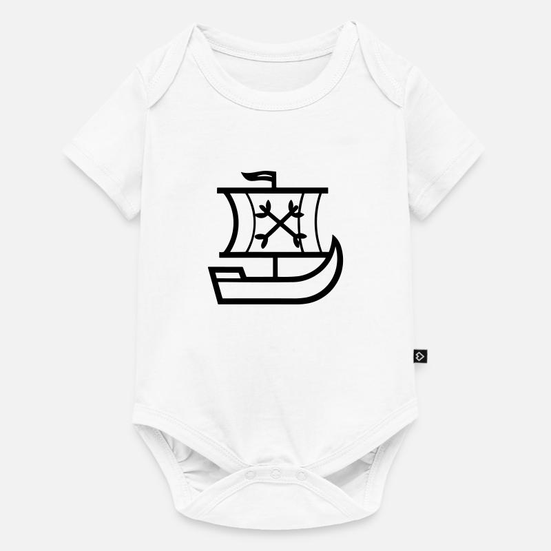 Bateau pirate - Body à manches courtes Premium Bébé - blanc