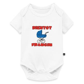 BIENTOT FRANGIN - Body à manches courtes Premium Bébé - blanc - Devant