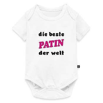 Die beste PATIN MARRAINE der welt - Body à manches courtes Premium Bébé - blanc - Devant