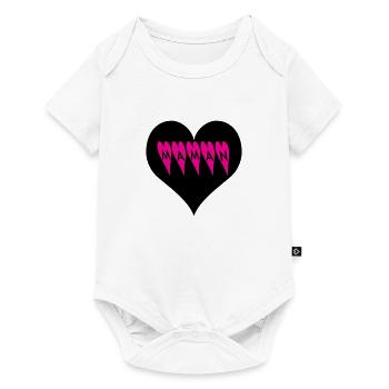 Maman coeur - Body à manches courtes Premium Bébé - blanc - Devant