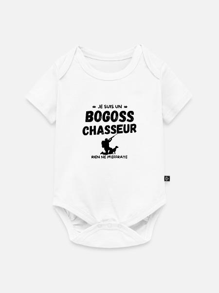 BOGOSS CHASSEUR - Body à manches courtes Premium Bébé - blanc
