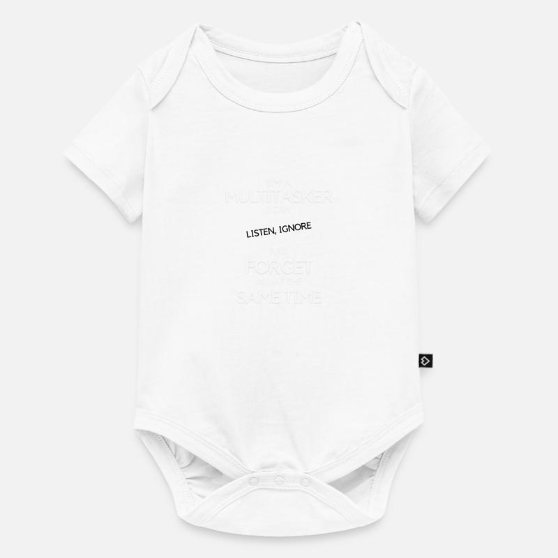 Multitasking Multitasker - Baby Premium Kurzarmbody - Weiß
